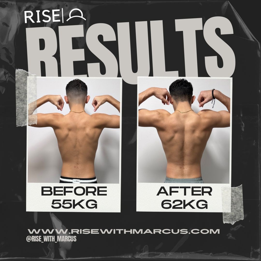 before and after of male gaining muscle in coventry
